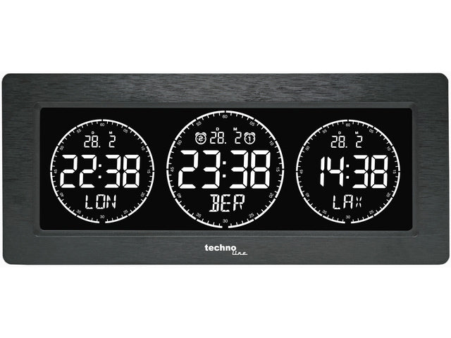 Wereldklok Technoline WT 458 232x99x48mm schwarz