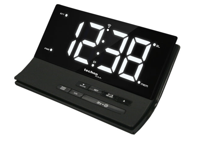 Wekkerradio Technoline WT 482 174x76x102mm schwarz LED wit