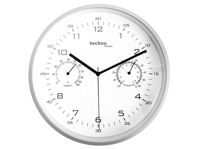 Wandklok Technoline WT 653 25 cm silber