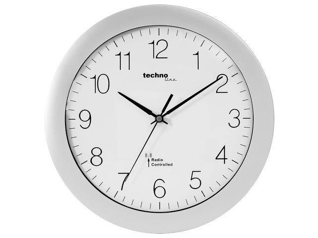 Wandklok Technoline WT 8000 30 cm silber