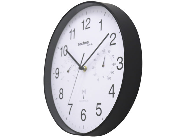Wandklok Technoline WT 8945 30cm schwarz