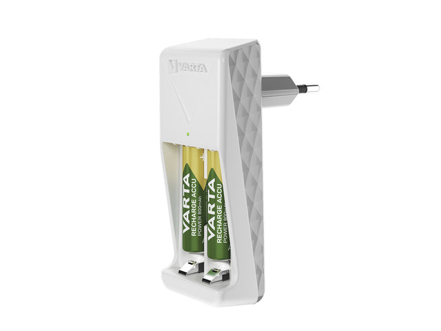 Batterijlader Varta voor 2 AA/AAA-batterijen